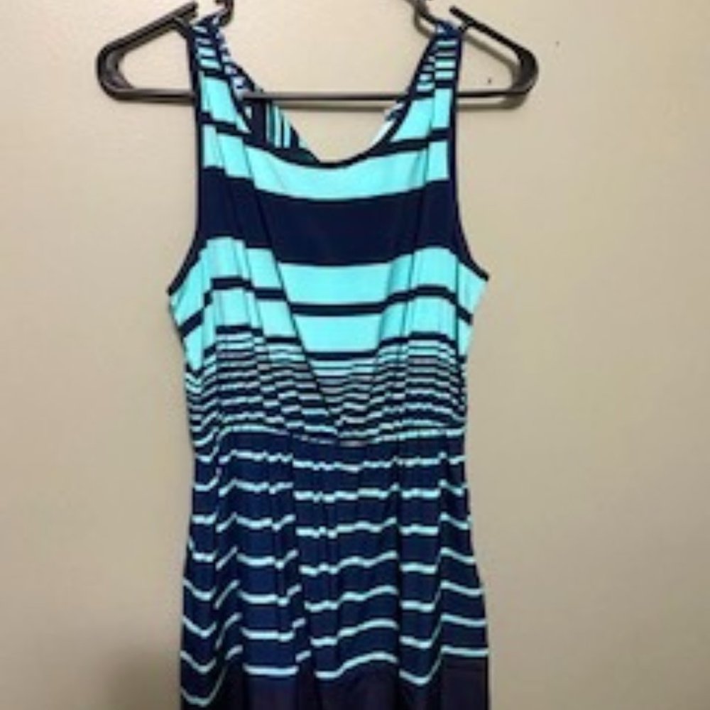 Black/Blue Stripped Dress